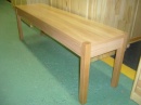 lavice světlá 140cm masiv